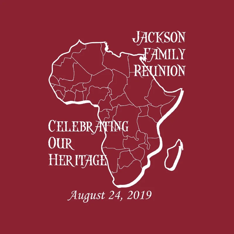 Mega Discount Africa Family Reunion T-Shirt Design R1-15