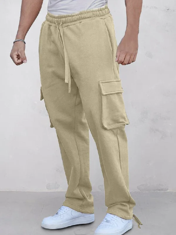 Don't Wait Casual Cargo Style Jogger Pants
