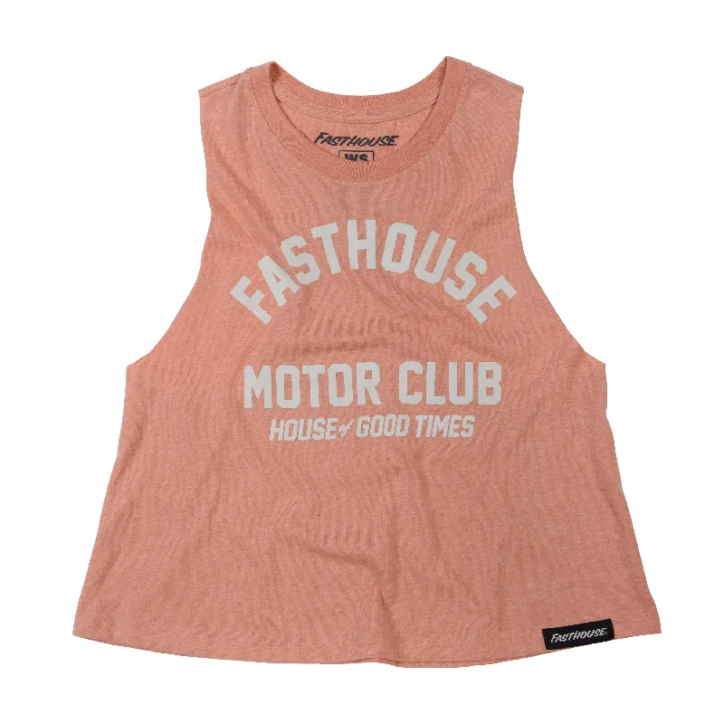 Weekend Savings Spectacle Fasthouse Brigade Crop Tank - Womens - Heather Peach