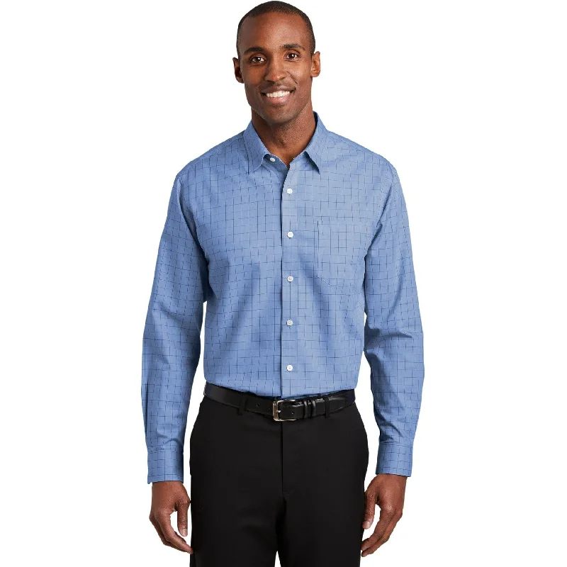 Today’s Deal CLOSEOUT - Red House Windowpane Plaid Non-Iron Shirt