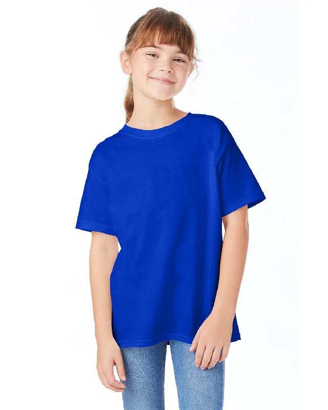 Weekend Offers That Amaze Hanes Youth ComfortSoft T-Shirt | Athletic Royal
