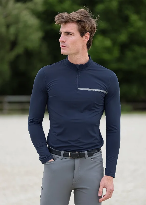 Special Discount Men Sunblocker Shirt (Navy)