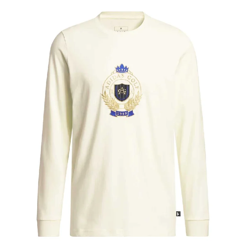 New Markdowns adidas - Men's Go-To Crest Graphic Long Sleeve T-Shirt (IS3272)