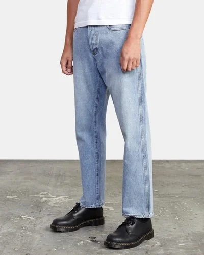 Weekend Bargains to Sizzle RVCA NEW DAWN DENIM STONE BLUE PANT