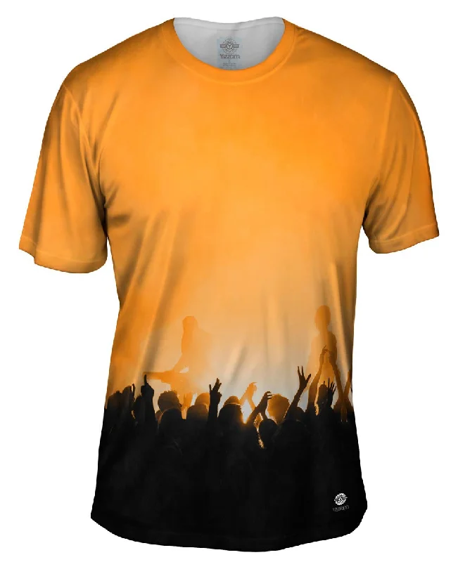 Amazing Value Edm Music Makes The Crowd Orange