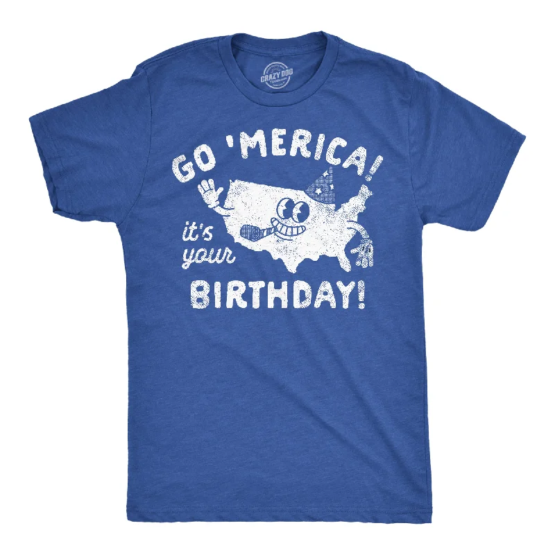 Final Sale Go Merica Its Your Birthday Men's T Shirt