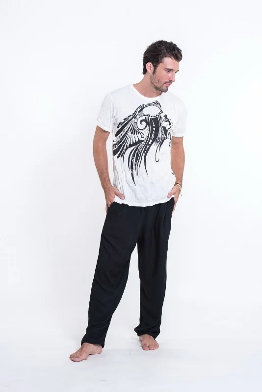 Weekend Specials Just for You Mens Indian Chief T-Shirt in White